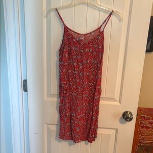 Women’s medium Red white and blue Floral Mini Dress